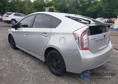 2012 Toyota Prius Two из США, поврежденный, VIN JTDKN3DUXC1513425